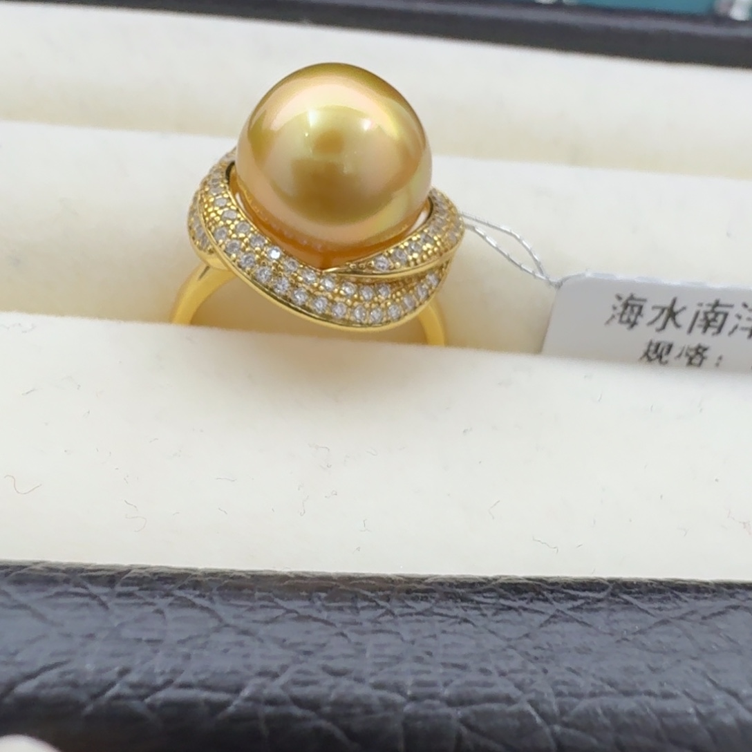 海水珍珠未镶嵌戒圈