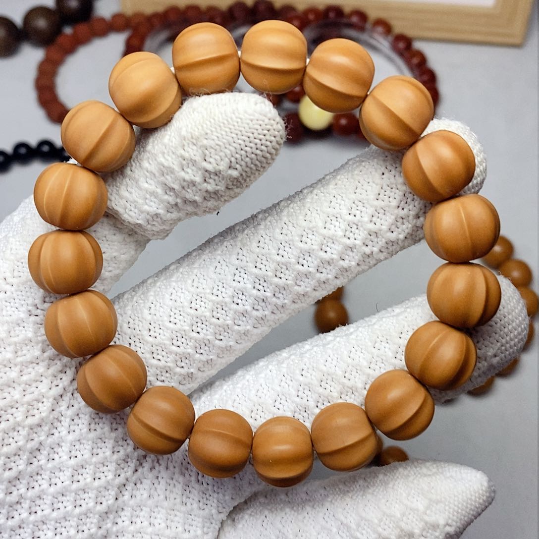 核桃手串/手链龙岩鲨鱼 哑光 12mm