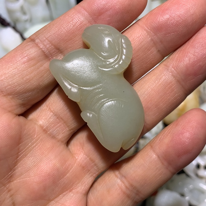 和田玉（白玉）颈饰未镶嵌悦*