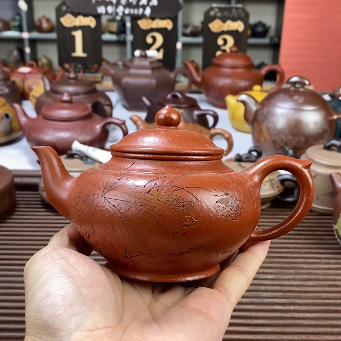 茶壶紫砂白2 笑樱