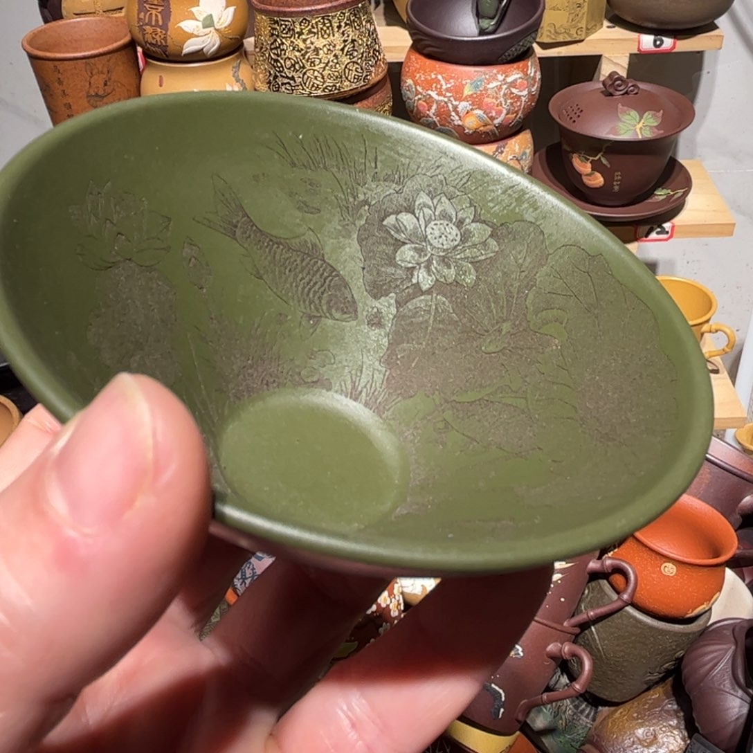 紫砂茶杯宜兴紫砂主人杯