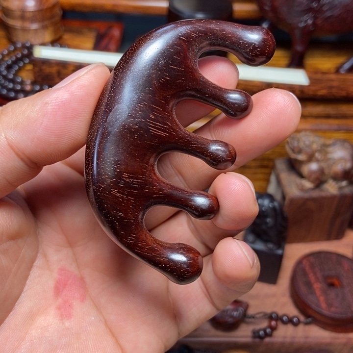 檀香紫檀（小叶紫檀）按摩梳