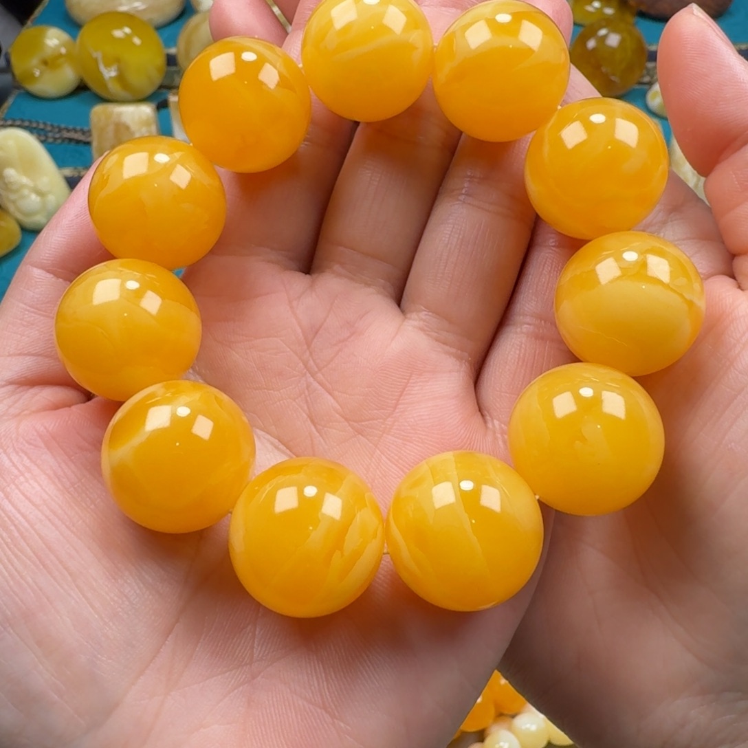 琥珀手链未镶嵌蜜蜡