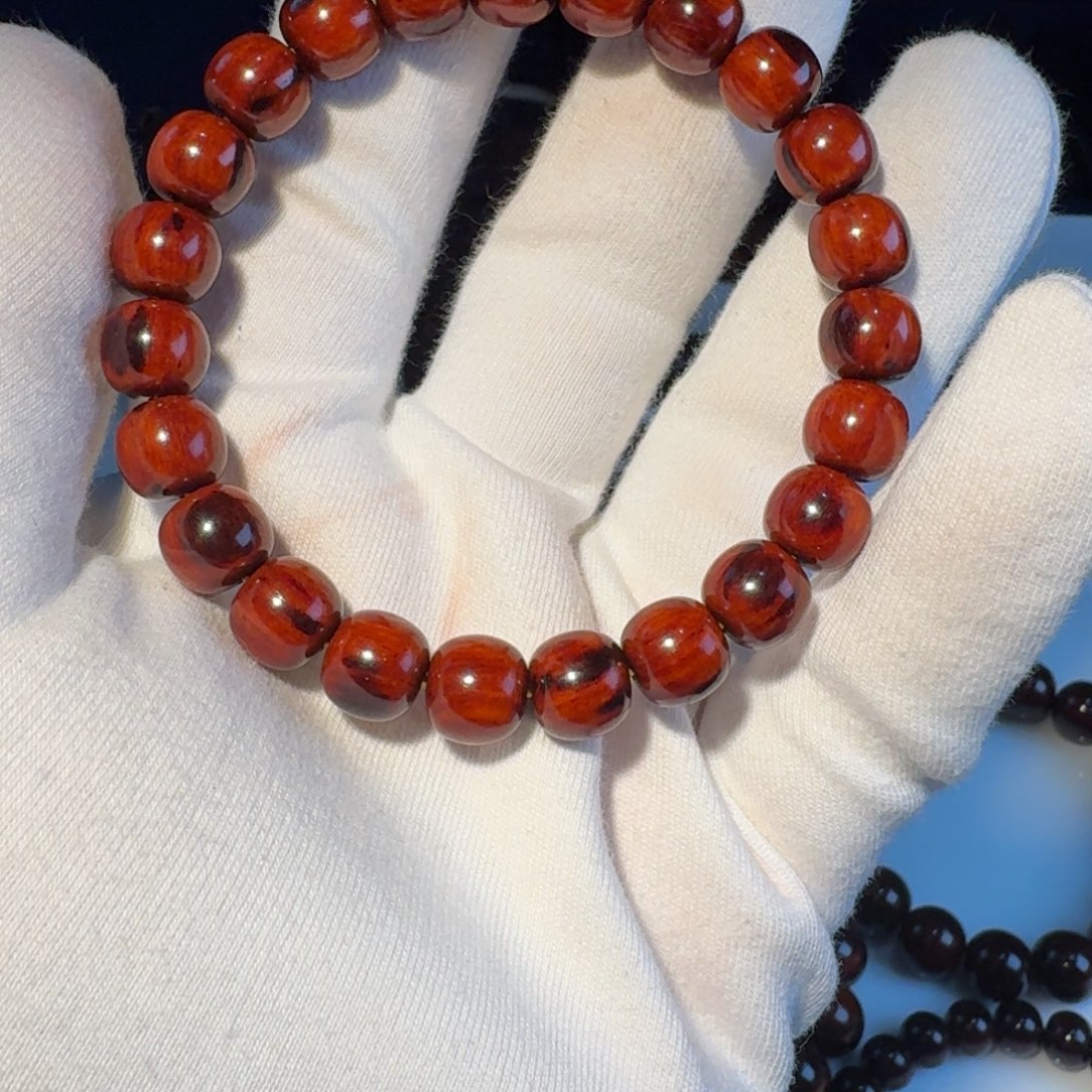 鼎***观手串/手链小叶紫檀印度小叶紫檀日本三味线古琴料高精尖