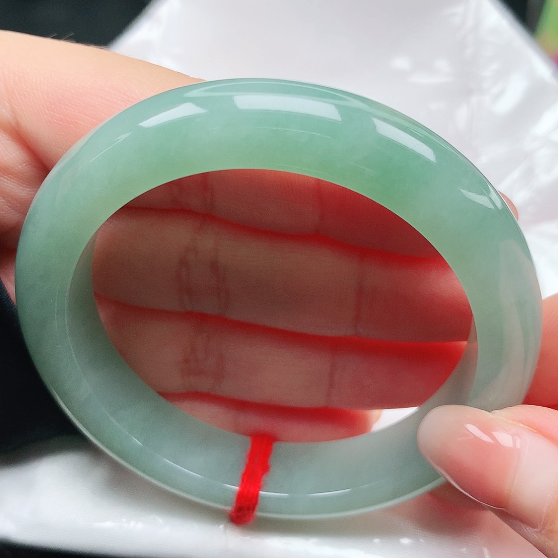 翡翠手镯未镶嵌湖蓝20