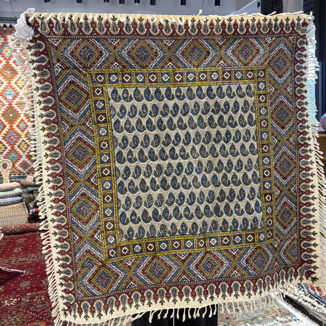 新品克什米尔满绣抱枕套装饰画不含枕芯40*40cm