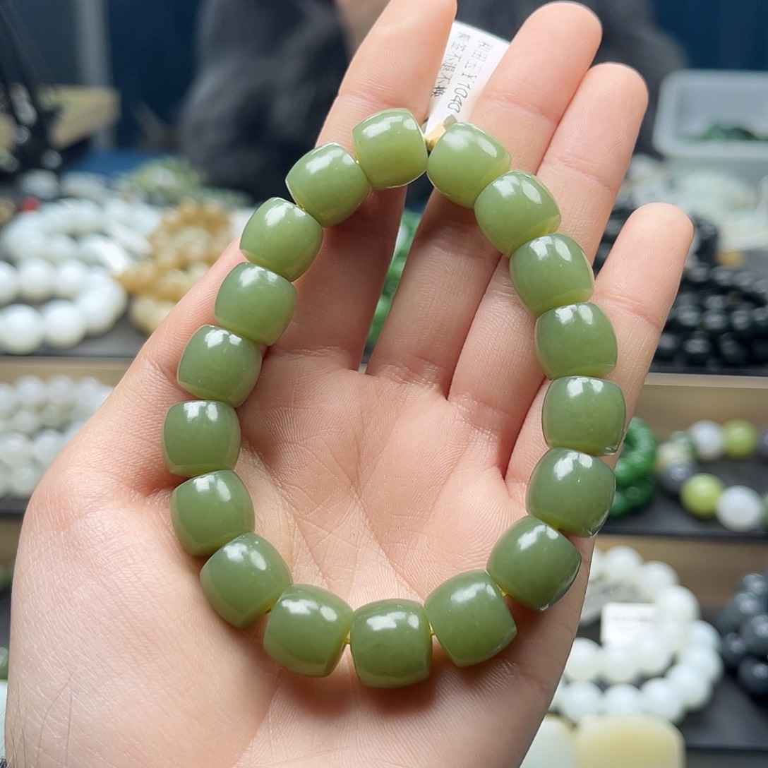 和田玉手链未镶嵌