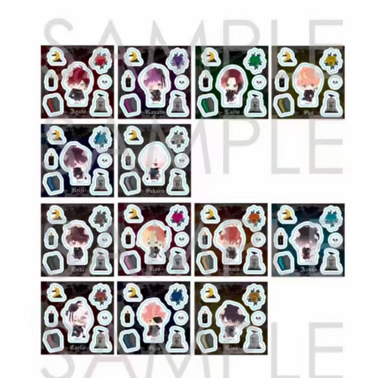 【魔鬼恋人】卡拉OK/摇摇粒系列 贴纸亚克力盲抽代拆