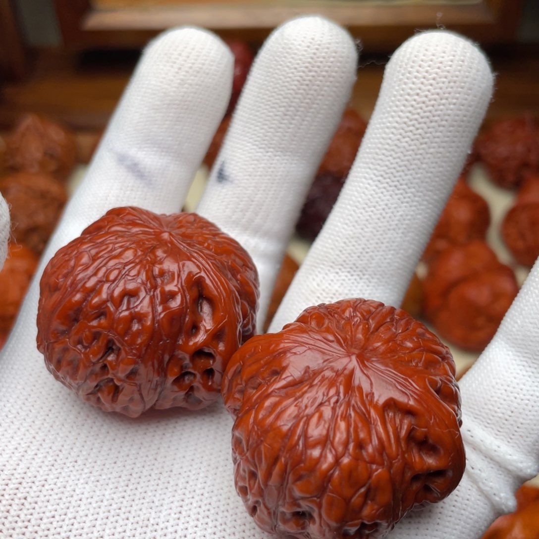 文玩核桃把件铁锤 39