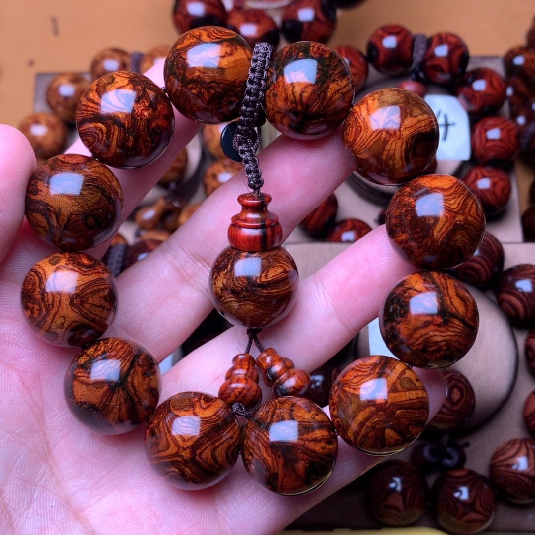 黄花梨/降香黄檀黄花梨手串2.0