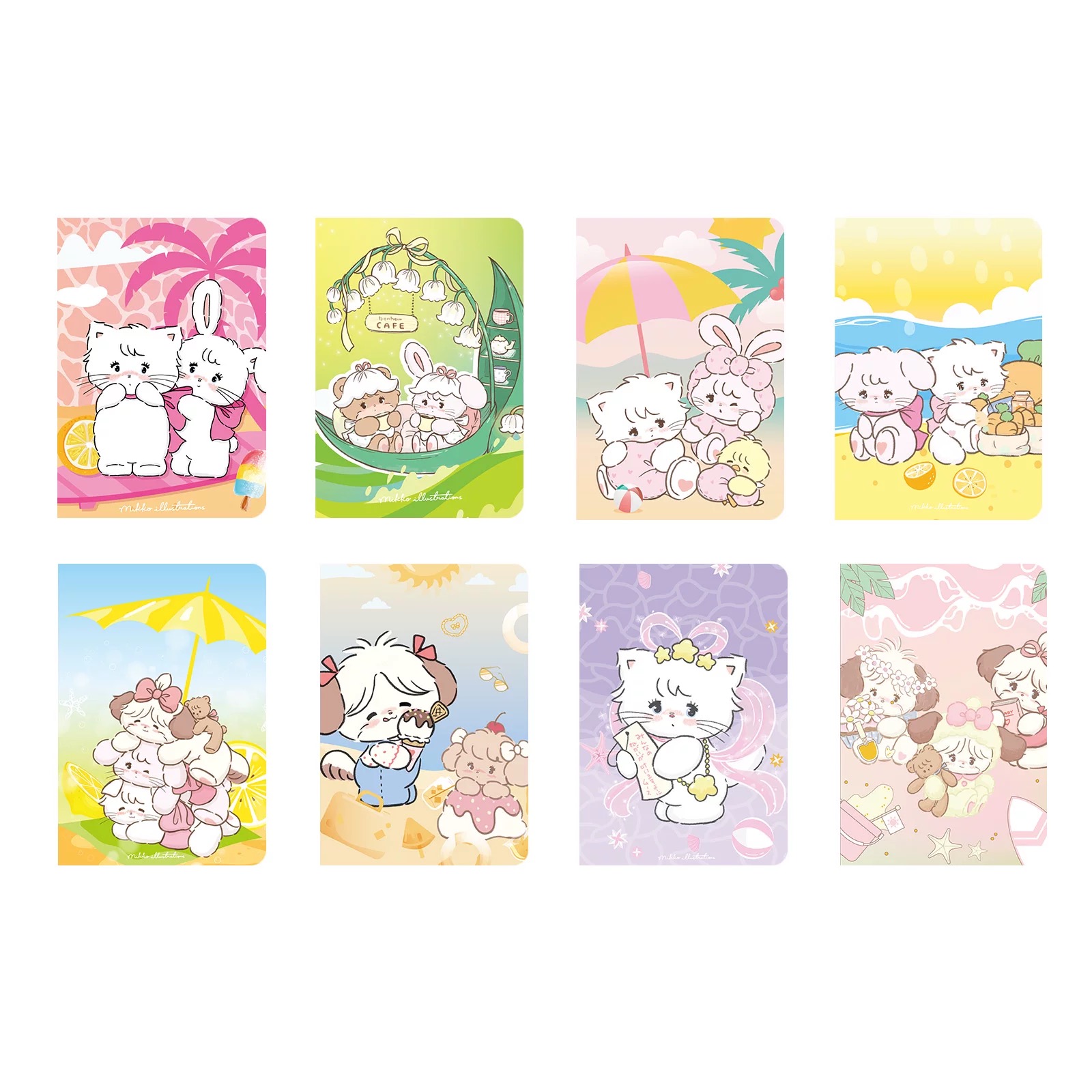 【五单包邮】创意笔记本isn可爱卡通A5横线彩页高颜值手账本