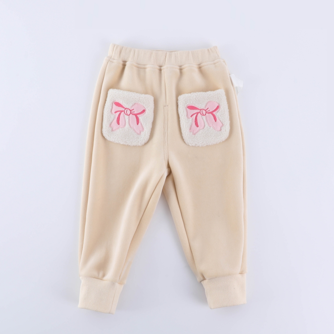 儿童加绒单层针织长裤83328014