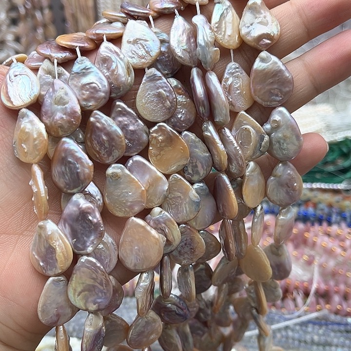 未镶嵌玛瑙/玉髓珠宝半成品一条水滴巴洛克珍珠