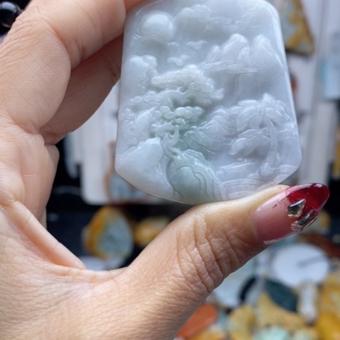 翡翠颈饰未镶嵌翡翠