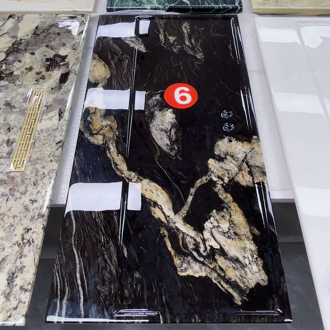 大理石宇宙黑金40*80