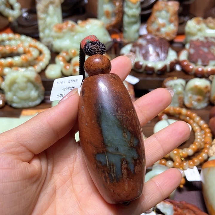 岫岩河磨玉（透闪石质玉）未镶嵌把件