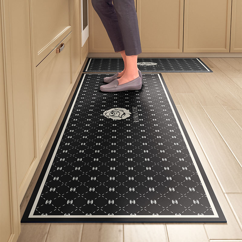 家用厨房硅藻泥入户门地毯浴室厨房卫生间吸水速干防滑地毯