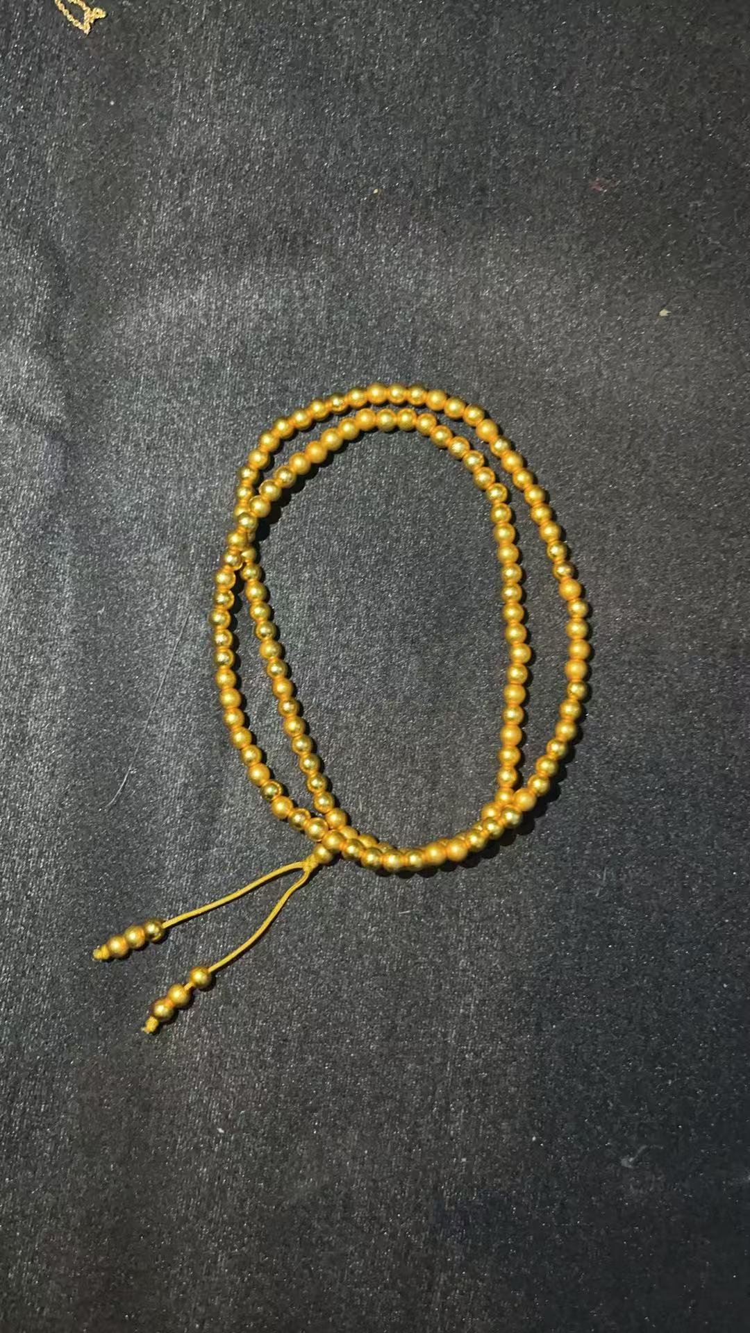 神秘人甄选 999-5mm圆珠项链A06