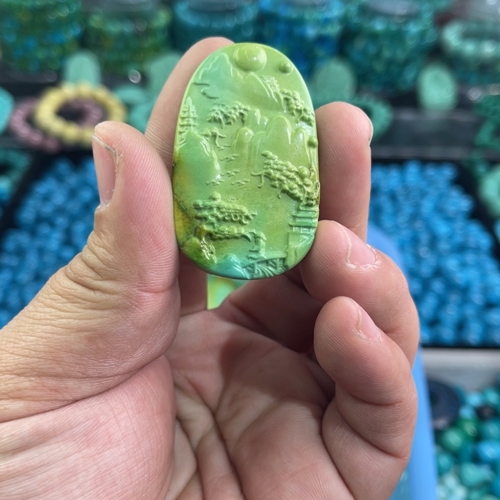 菱锰矿珠宝半成品未镶嵌