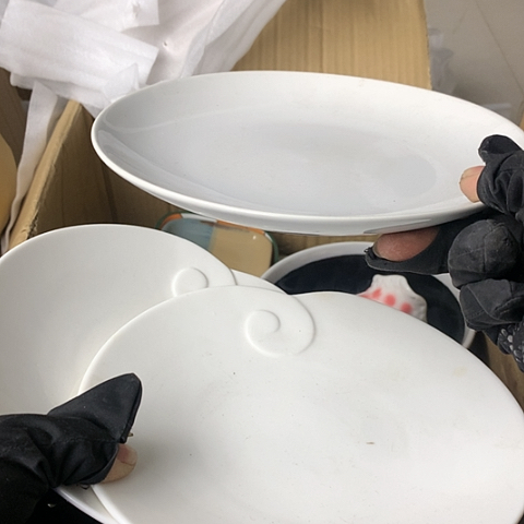 盘陶瓷制品满25拼单发货默认微瑕