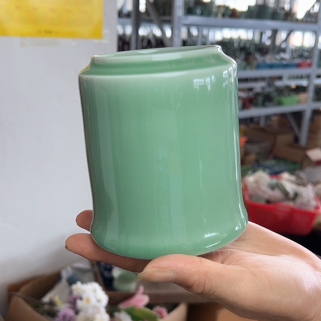 龙泉云间青瓷小米茶器