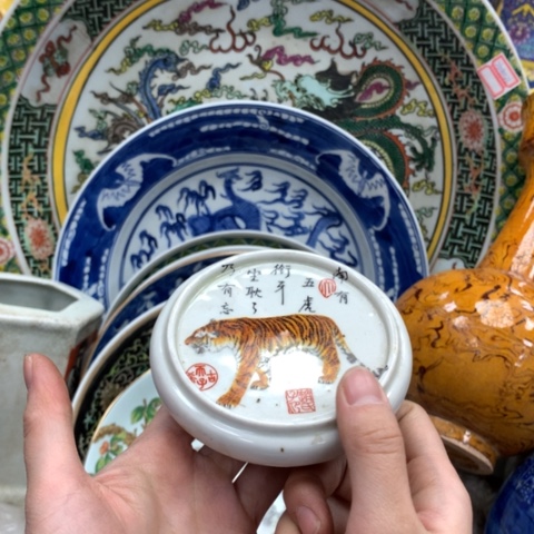 瓷片瓷器摆件瓷器摆件