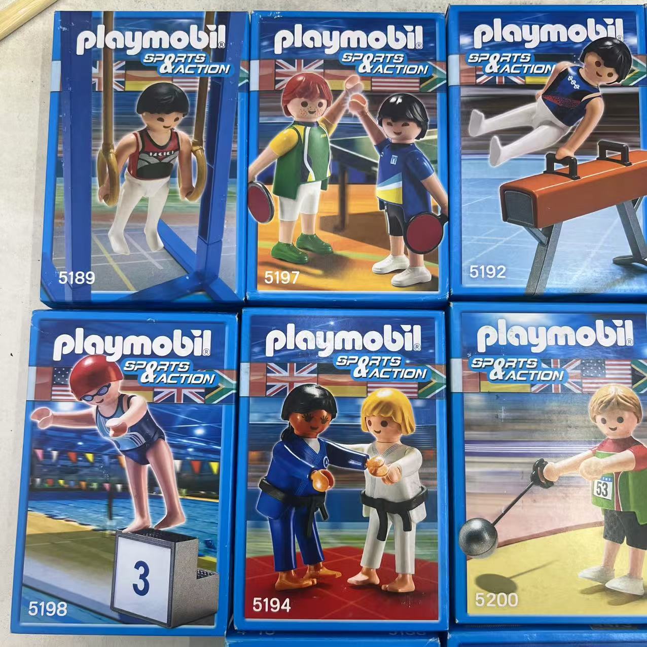 摩比世界 运动员系列人仔 下市款 科学育儿玩具