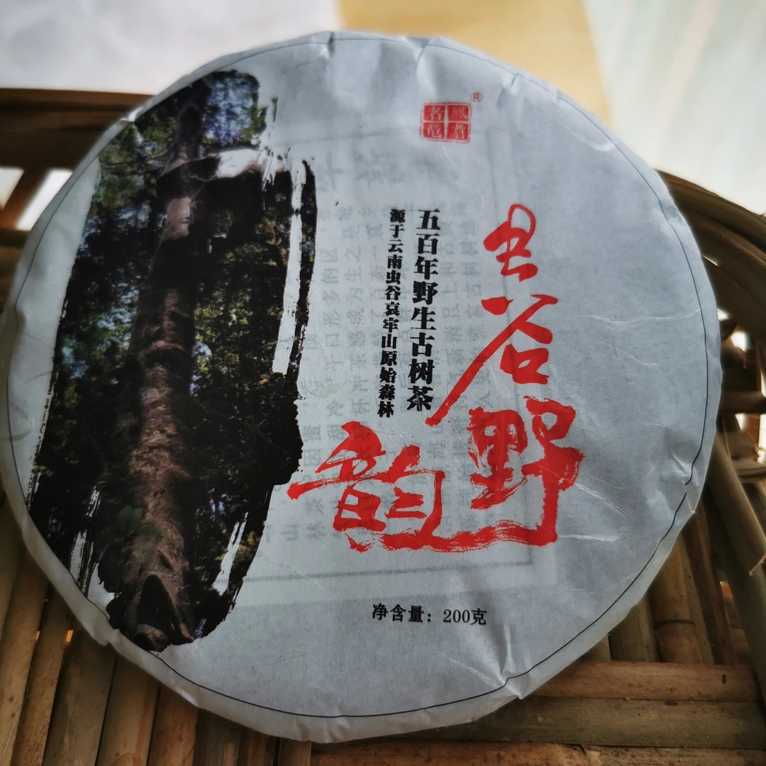 虫谷野韵200g饼云南哀牢山古树生茶
