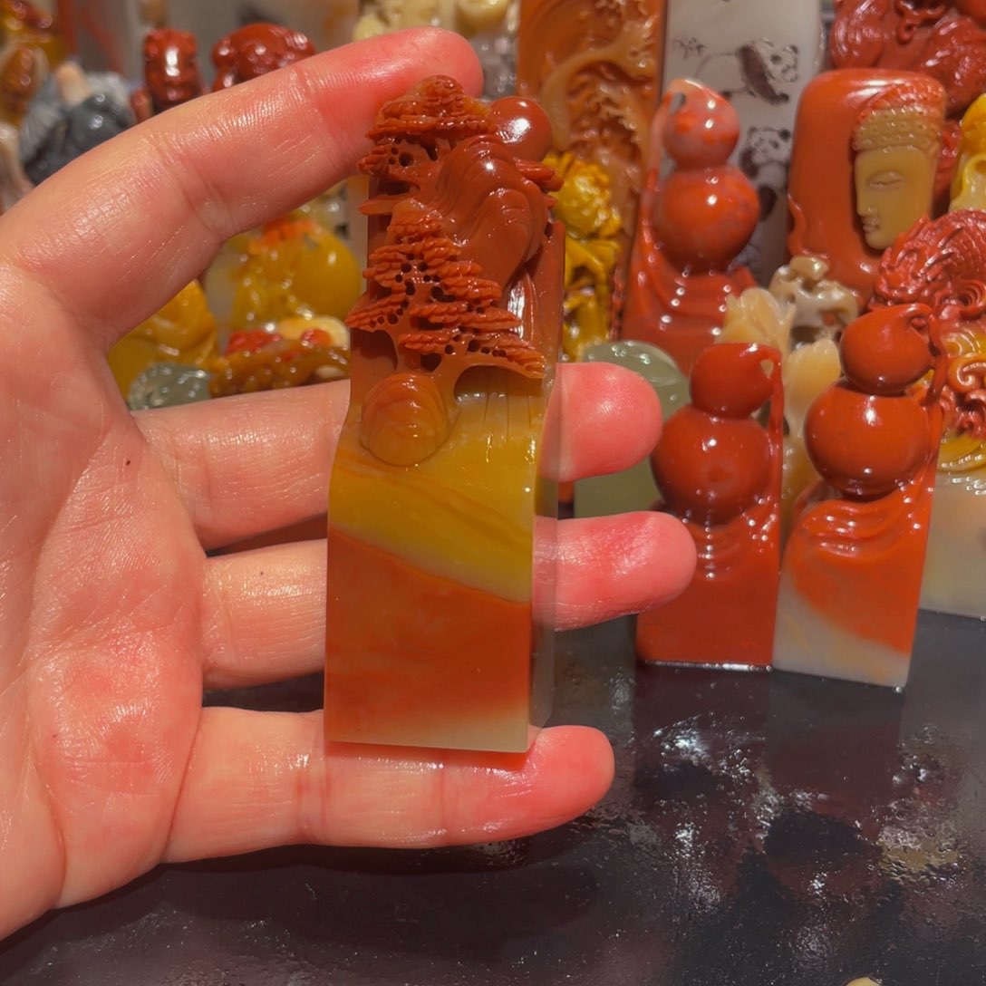 寿山石印石精美寿山