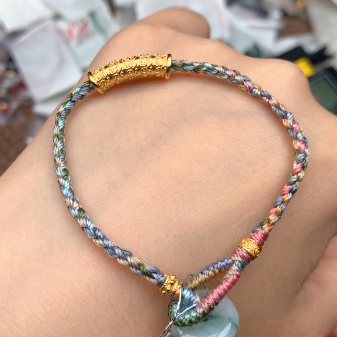 银S925镶嵌挂件翡翠