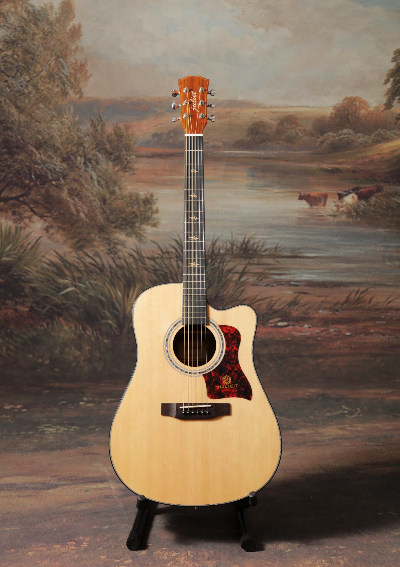 朱丽叶单板吉他T-2电箱加振