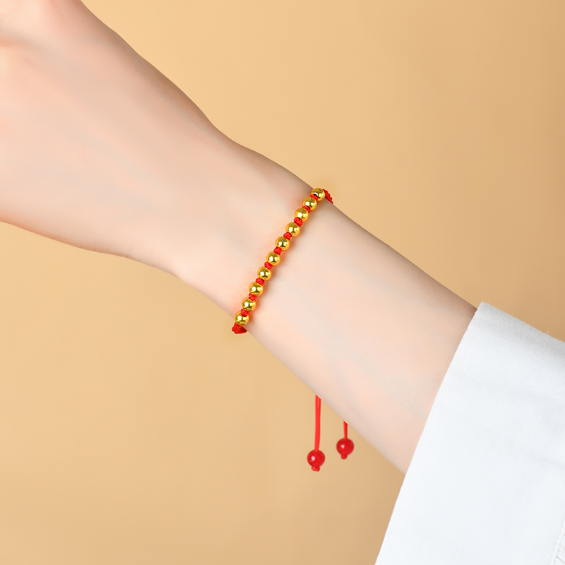 爆款 玛瑙金珠卡5【十全十美】时尚设计款手绳