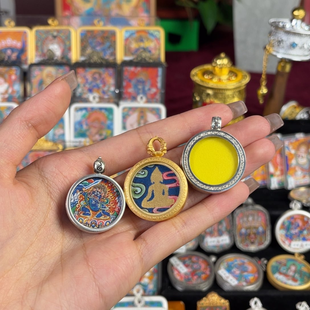 装裱画海*小鱼热贡手绘