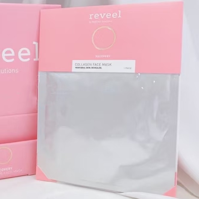 骨胶原粉色面膜3片