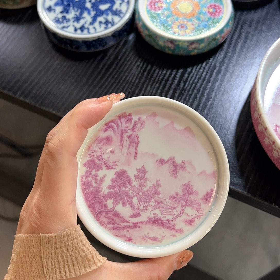 盖碗景德镇陶瓷陶瓷