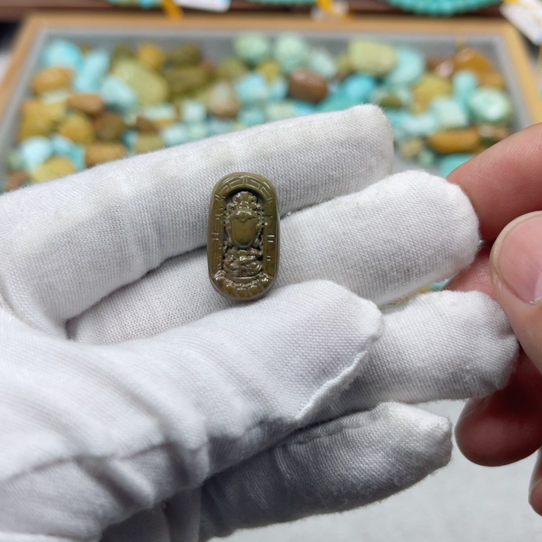 绿松石挂件未镶嵌