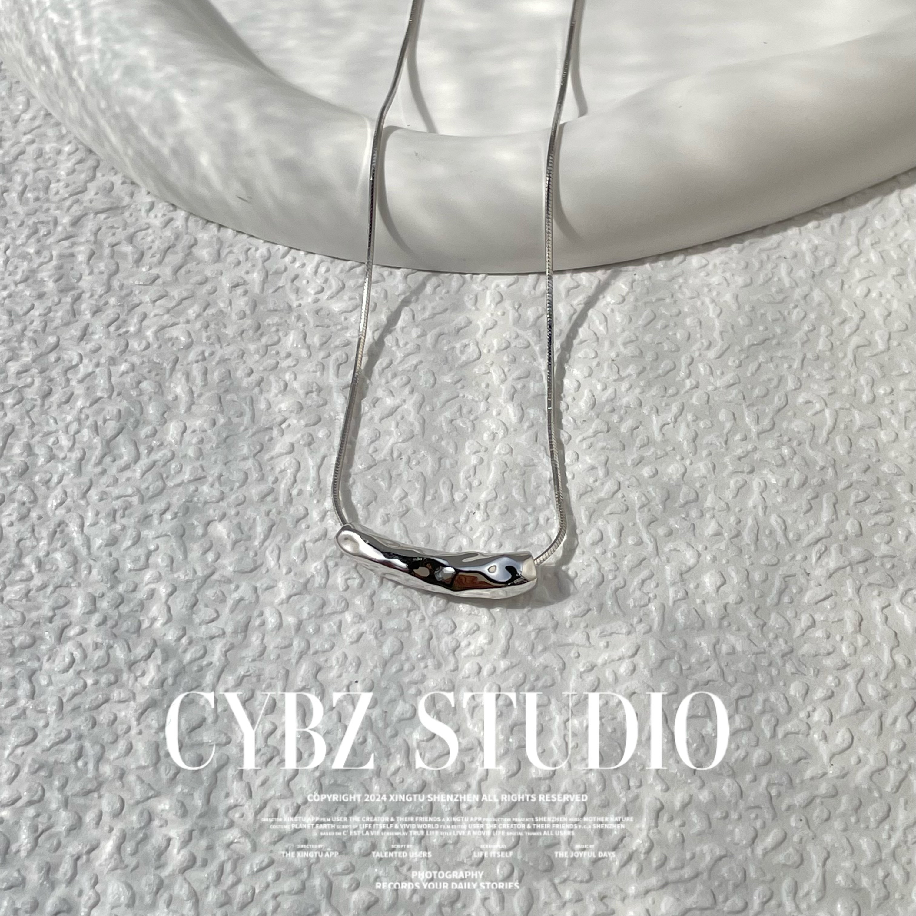 坠链均925银 纯银锁骨链小众百搭个性项链轻奢吊坠朋友纯银气质