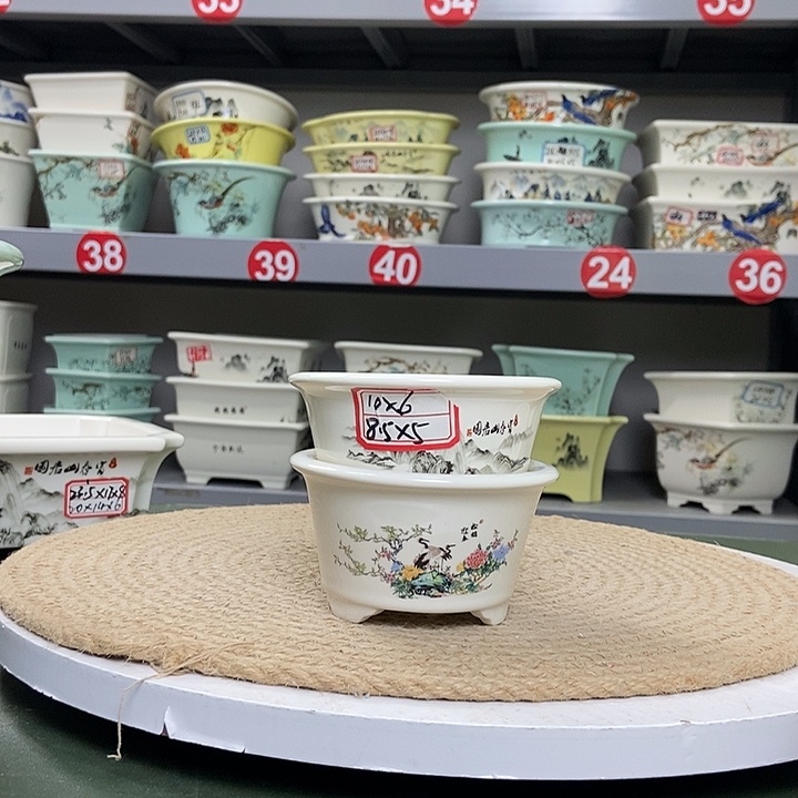 紫砂紫砂花盆23235