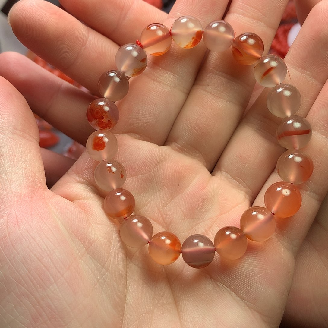 未镶嵌1南红玛瑙干掌冰飘单圈