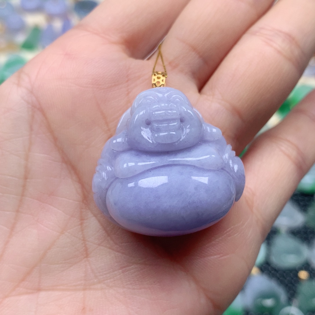 【闪购商品】翡翠吊坠(不含链)18K金镶嵌