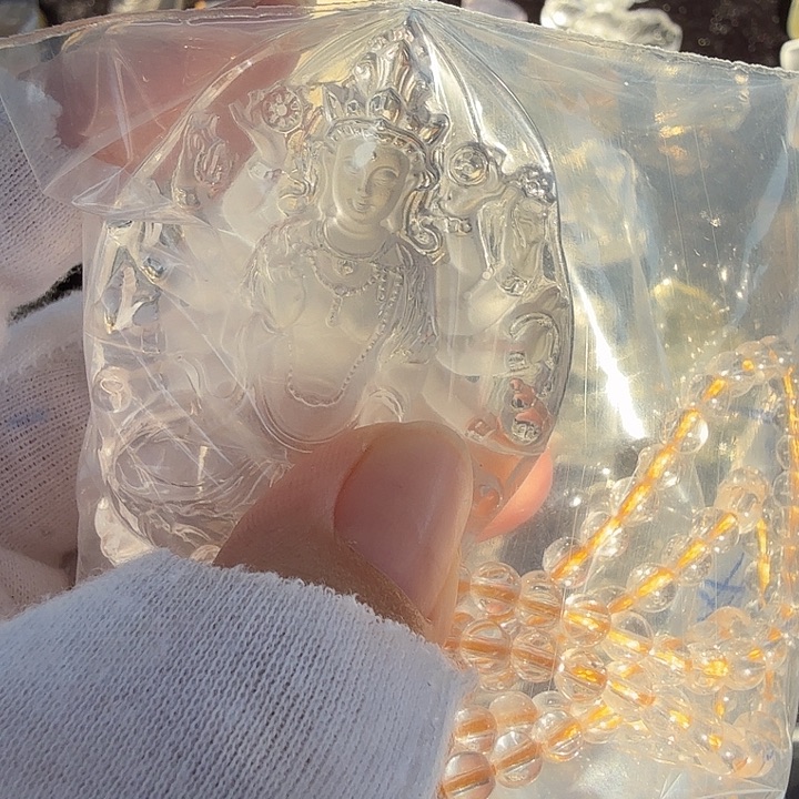 珠***居车挂未镶嵌水晶水晶