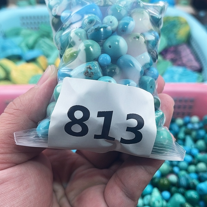 未镶嵌菱锰矿珠宝半成品