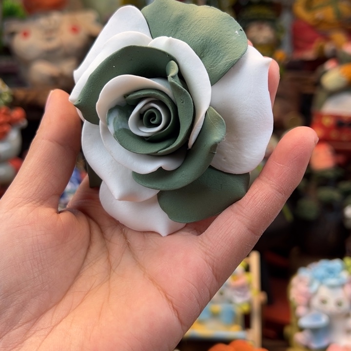 陶摆件小镇青花每日有新品