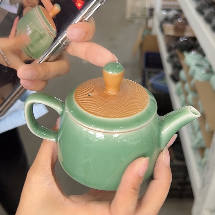 小米茶器龙泉青瓷