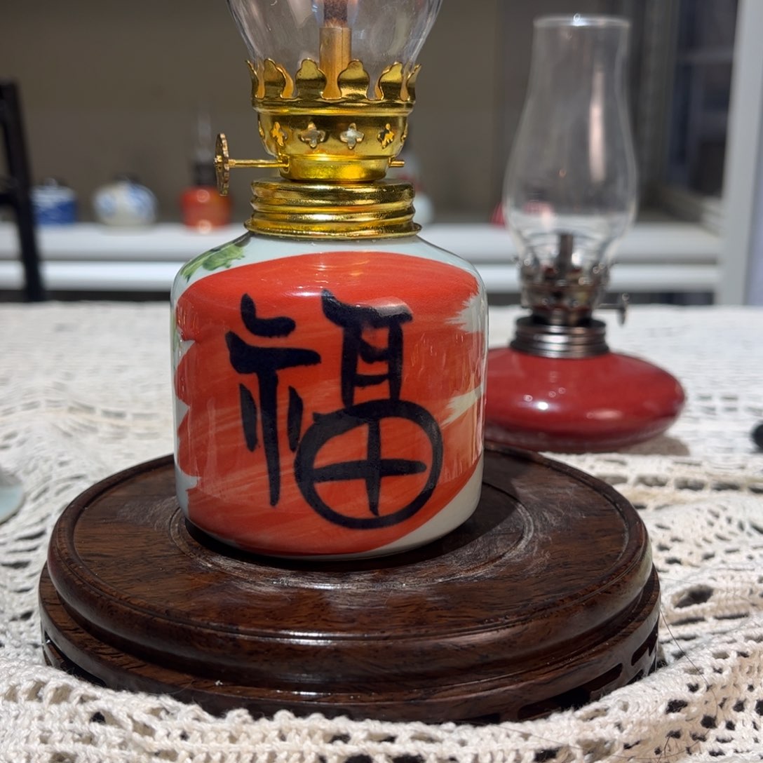 摆件景德镇陶瓷香薰灯