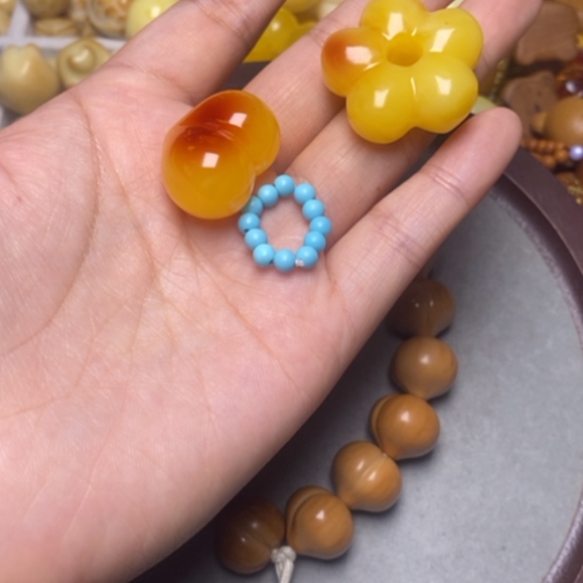 【闪购商品】手串猴头核桃田***?配饰