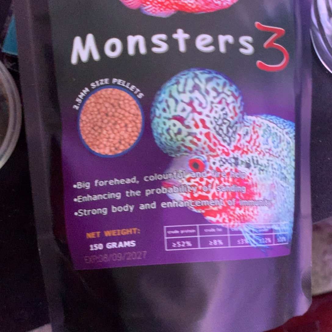 海水鱼直播间罗汉鱼饲料