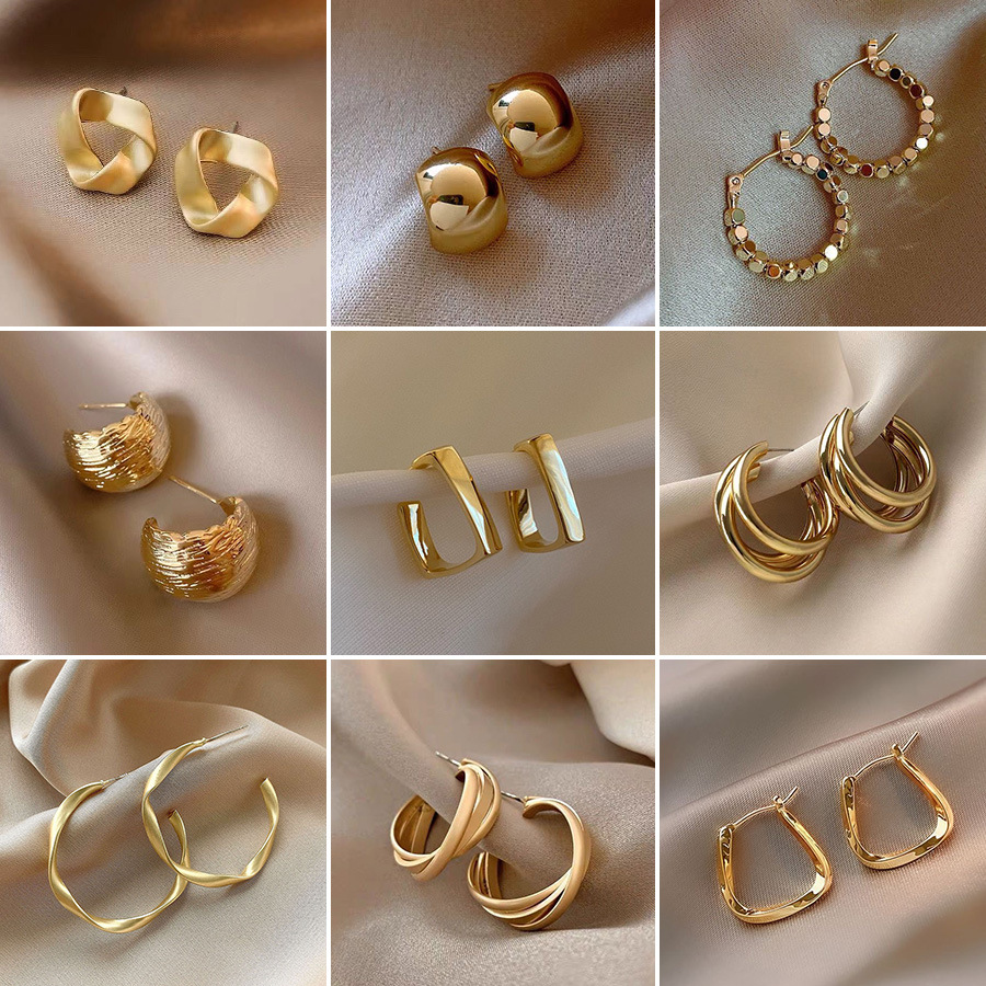 925银玻璃耳饰 超绝银针重工小众设计师款金属高级质感耳饰