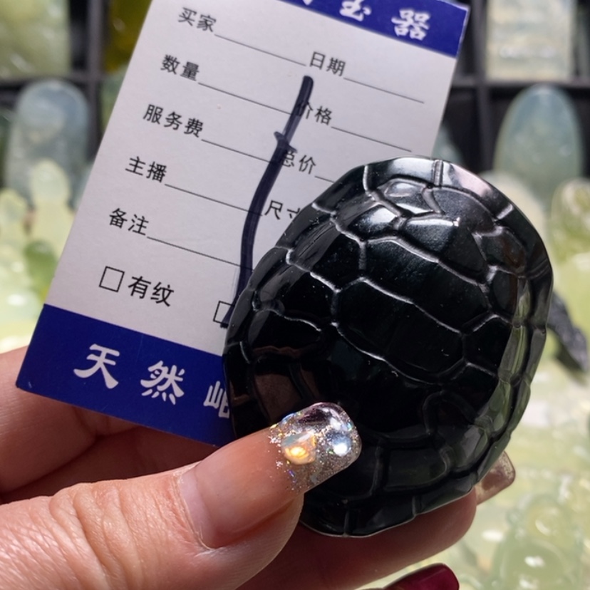 【闪购商品】蛇纹石玉手把件合金