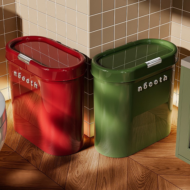 诺室窄缝卫生间垃圾桶家用大容量高端上档次大号客厅厕所专用